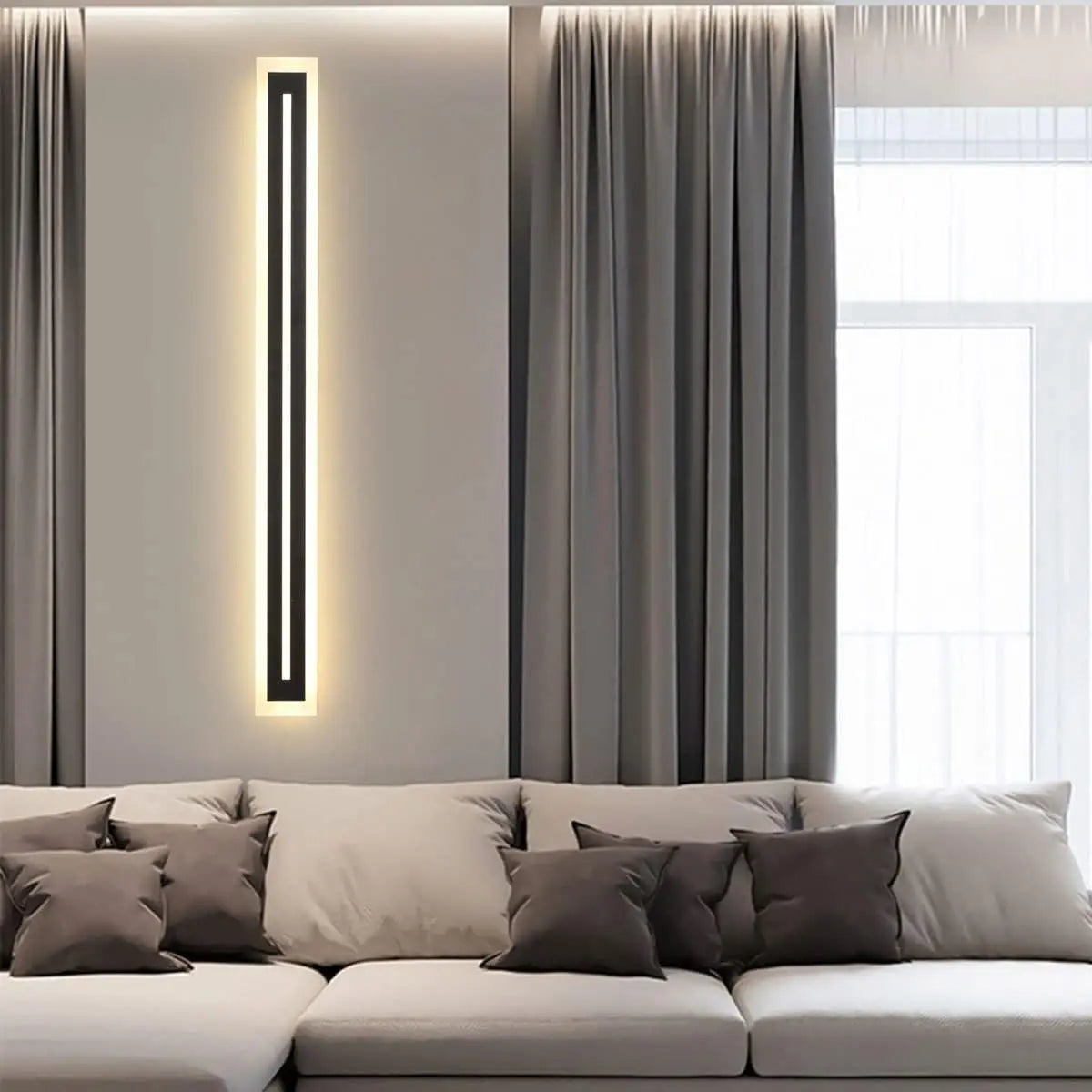 Outdoor Long Strip Modern LED Wall Lighting Fixture Sconce