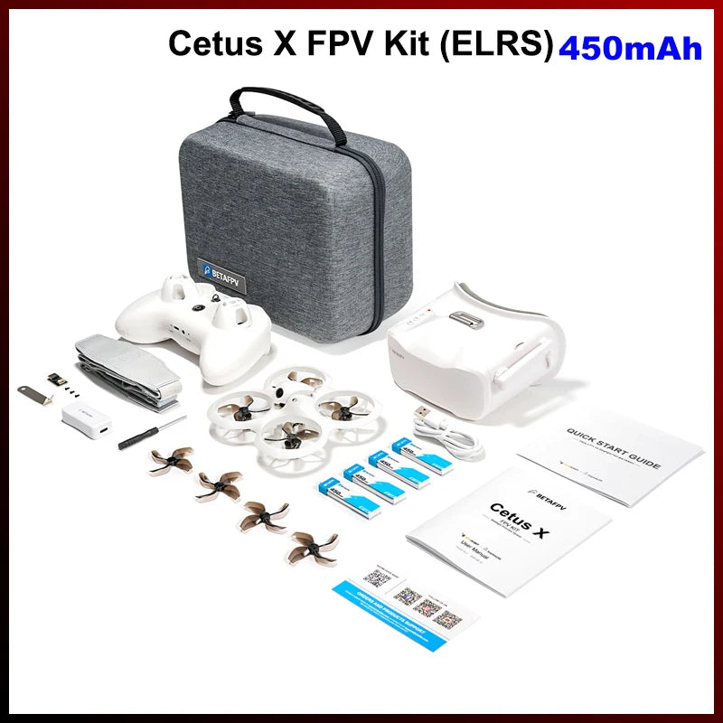 BETAFPV Cetus X FPV Racing Drone With VR03 Transmitter Goggles