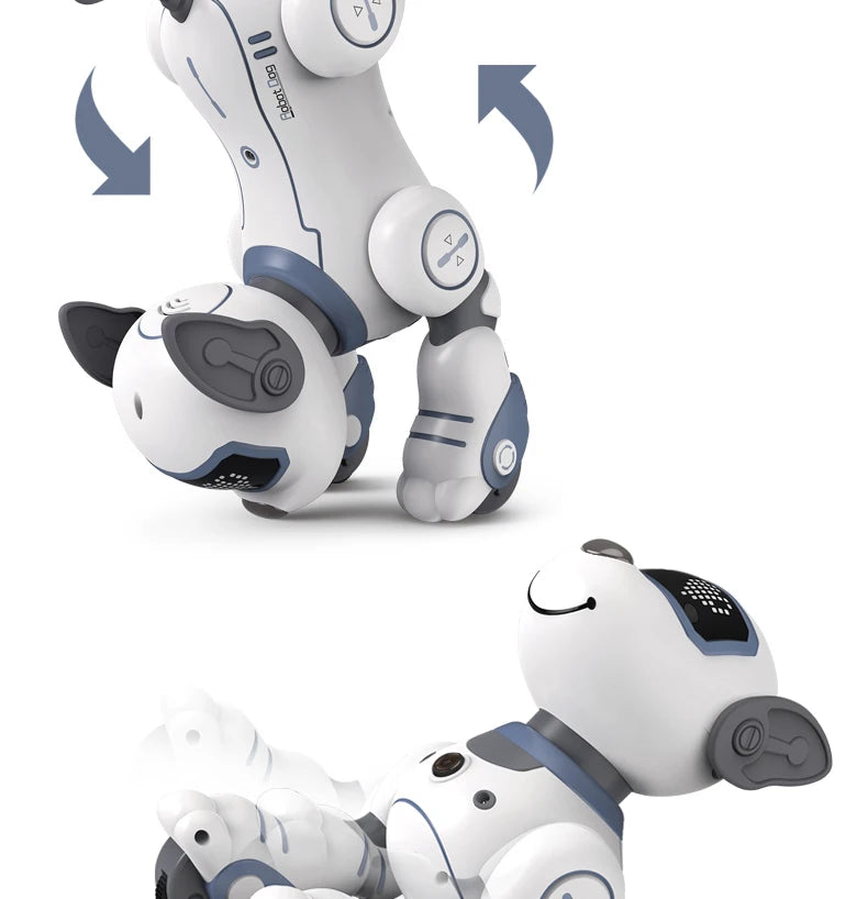 Kelaton RC Robot Dog Voice Command Programmable Toy With Touch Sensor Music