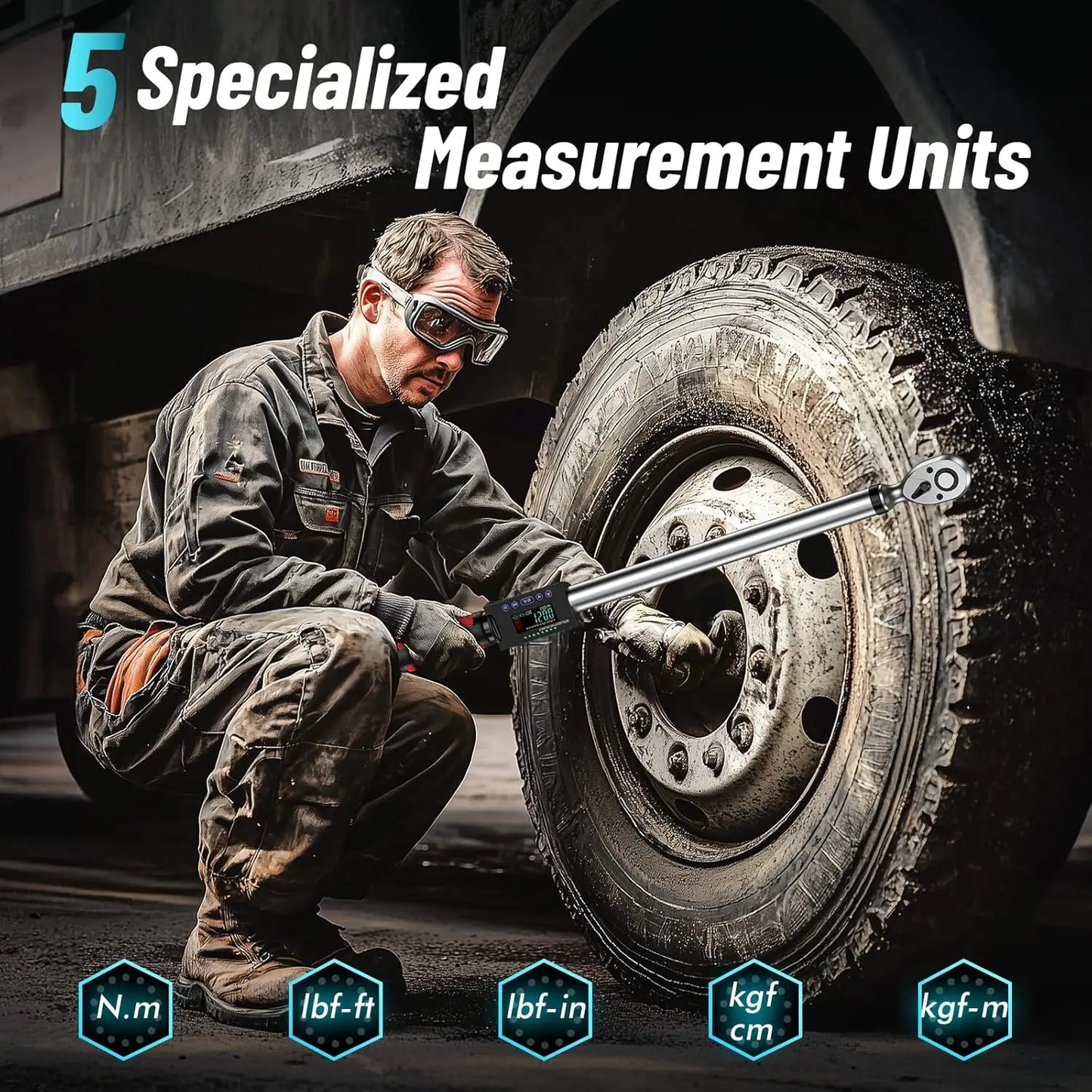 Seesii Digital Torque Wrench 340 Nm 2% Accuracy 3 Modes