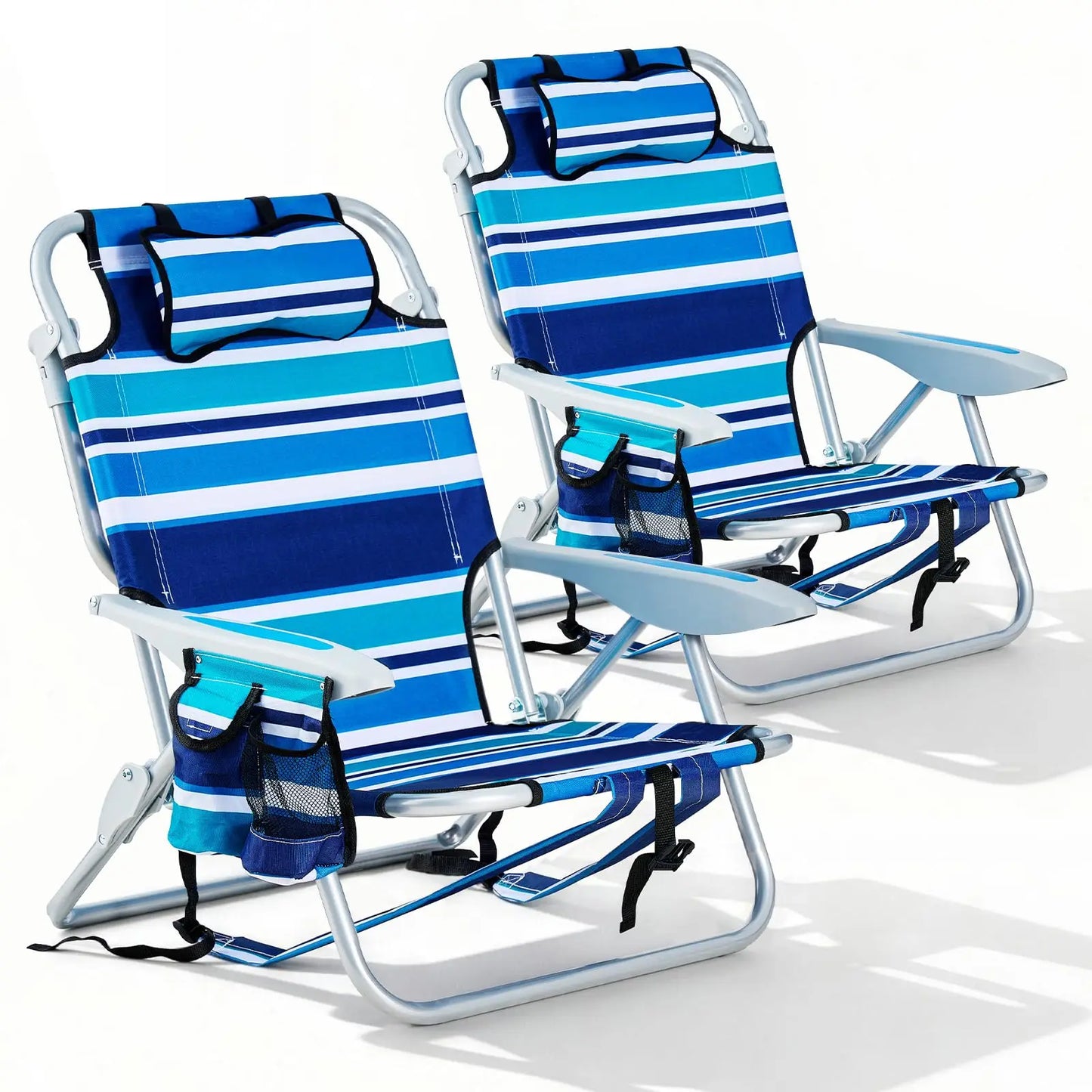 XIAOLANG Lightweight Portable Camping Beach Chair for Adults Five Positions