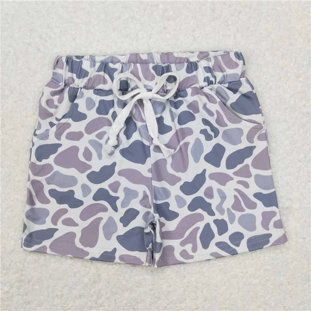 Baby Boys Camouflage Print Summer Shorts Breathable Active Bottoms