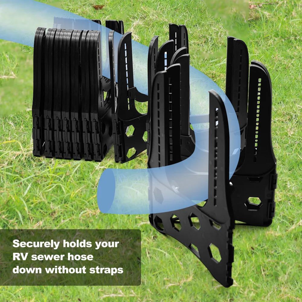 FOSITAN RV Sewage Pipe Support U Shape Cradles Secure