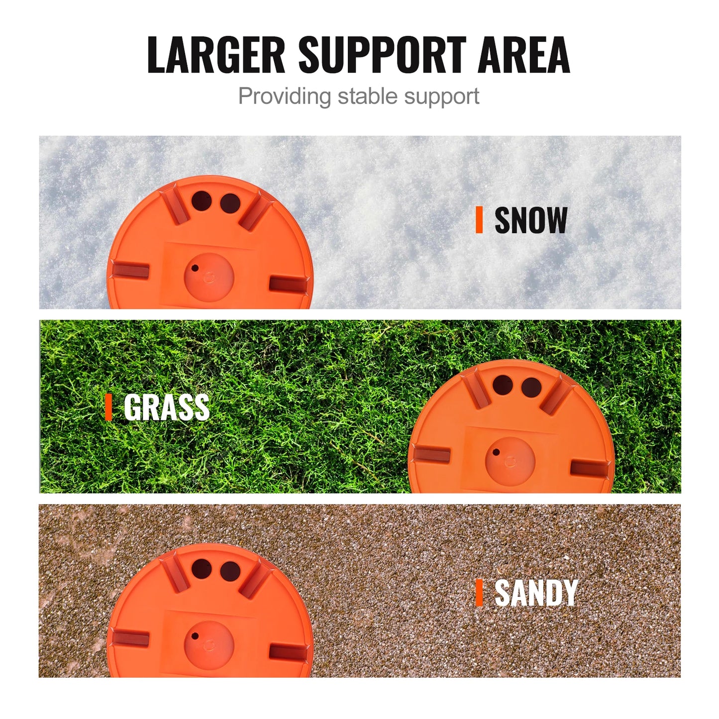 SucceBuy RV Leveling Block 2000 Lbs Capacity 2-Pack