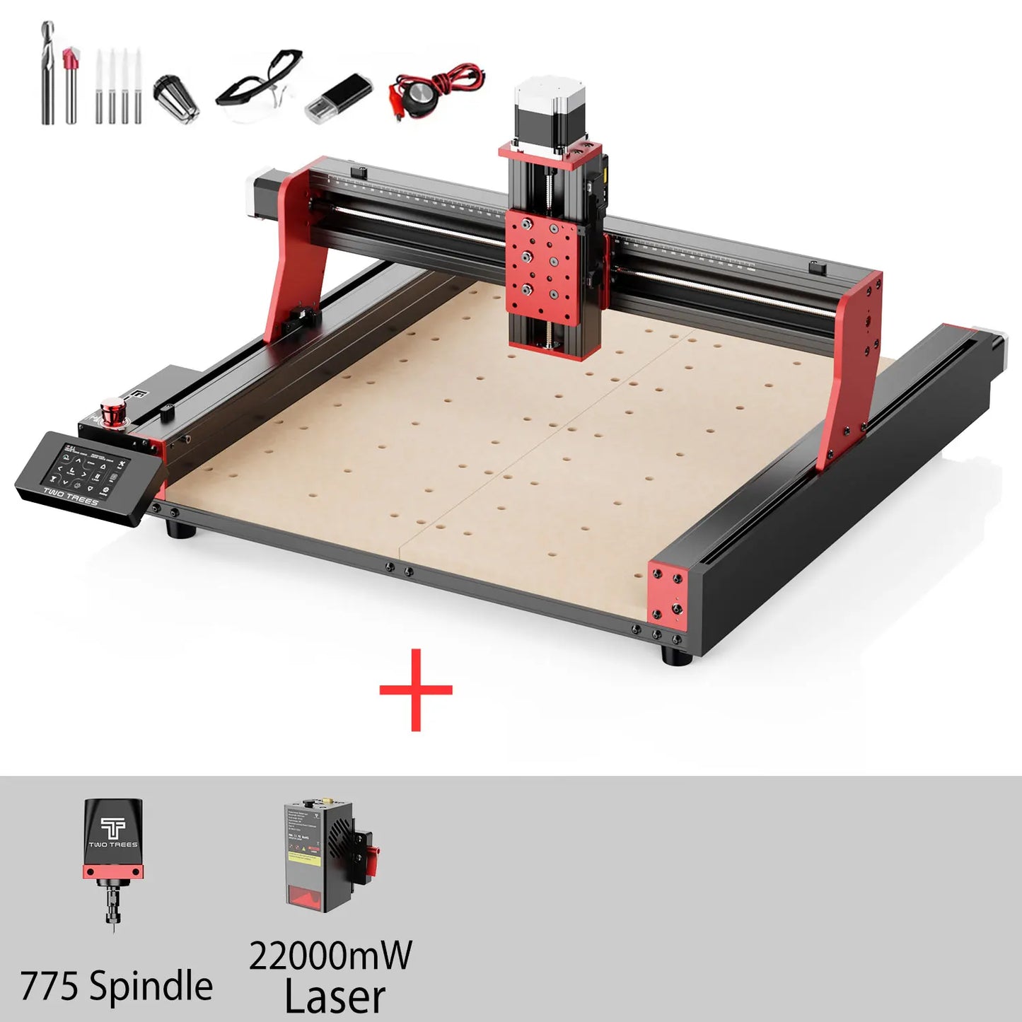 Two Trees TTC450Pro CNC 4 Axis Metal Cutting Router Engraving
