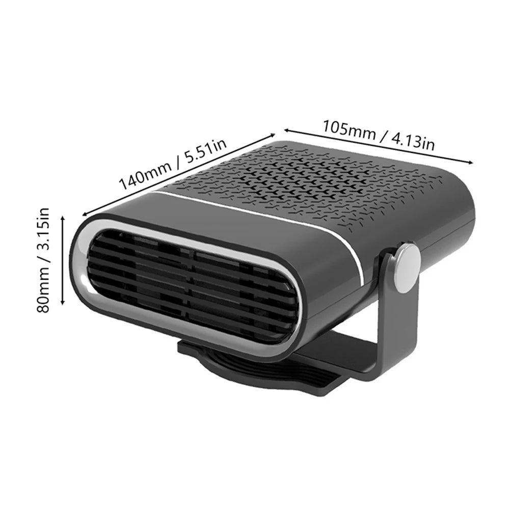 12V 24V Electric Car Heater Fan Defog Defrost Window Windshield