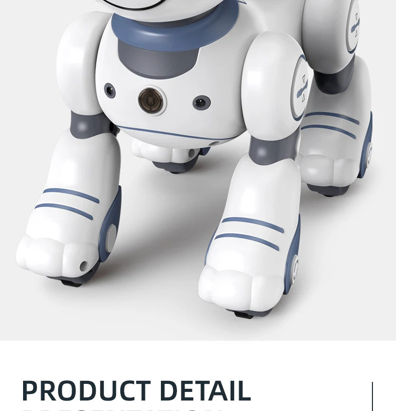 Kelaton RC Robot Dog Voice Command Programmable Toy With Touch Sensor Music