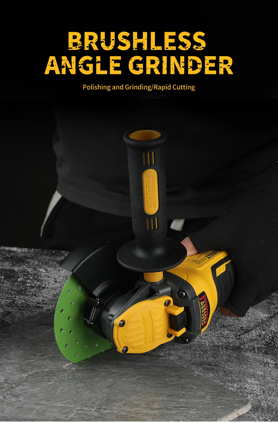DeWalt DCG416 20V Max Brushless Grinder Bare Tool Performance