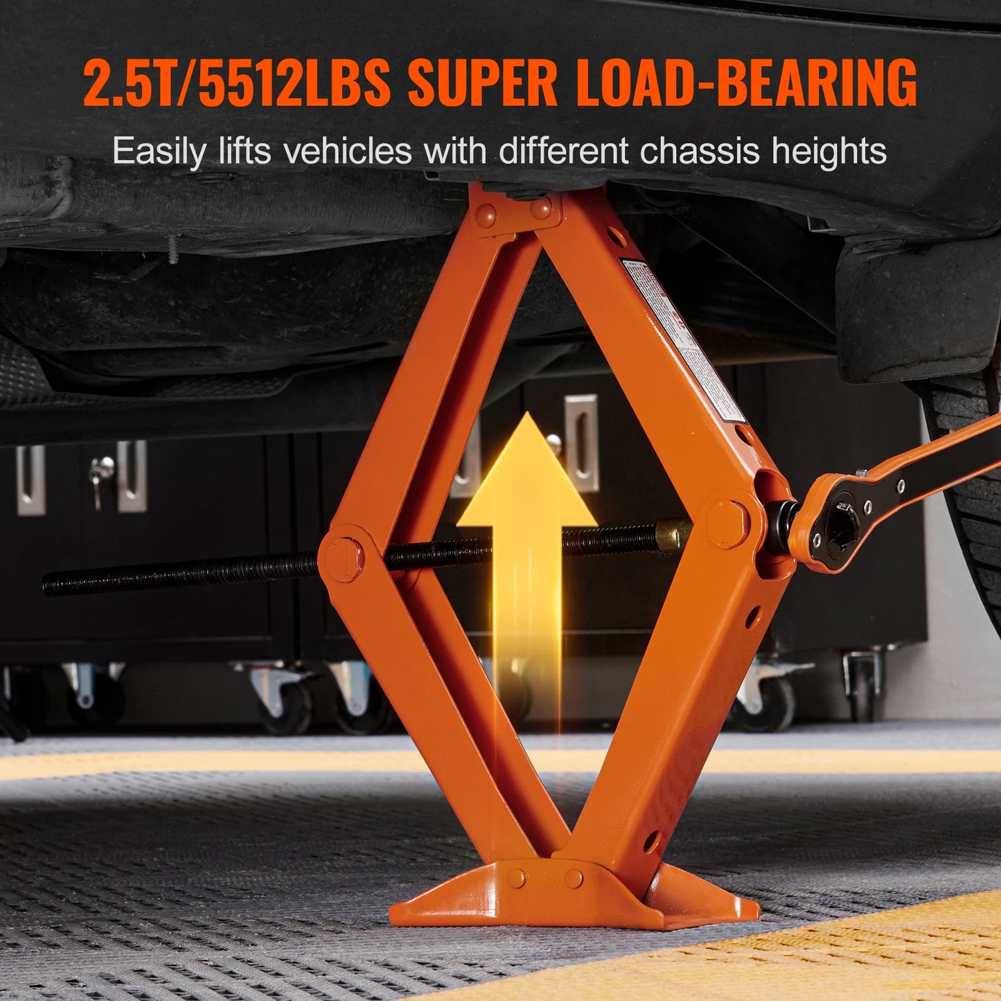 SucceBuy Scissor Jack Car Jack For Portable Tire Service