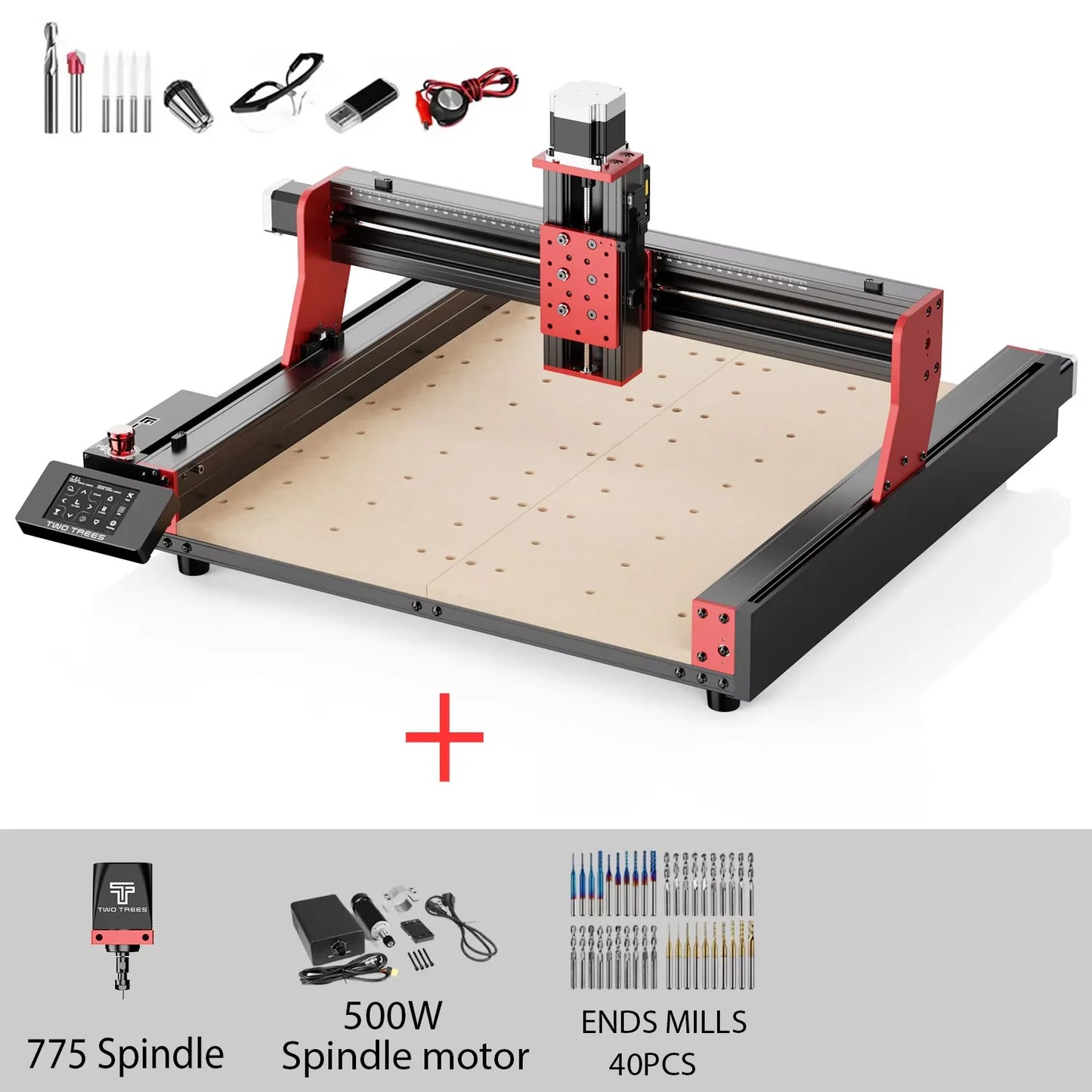 Two Trees TTC450Pro CNC 4 Axis Metal Cutting Router Engraving