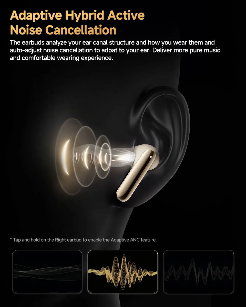 QCY MeloBuds Pro ANC Bluetooth Earbuds With LDAC HiRes