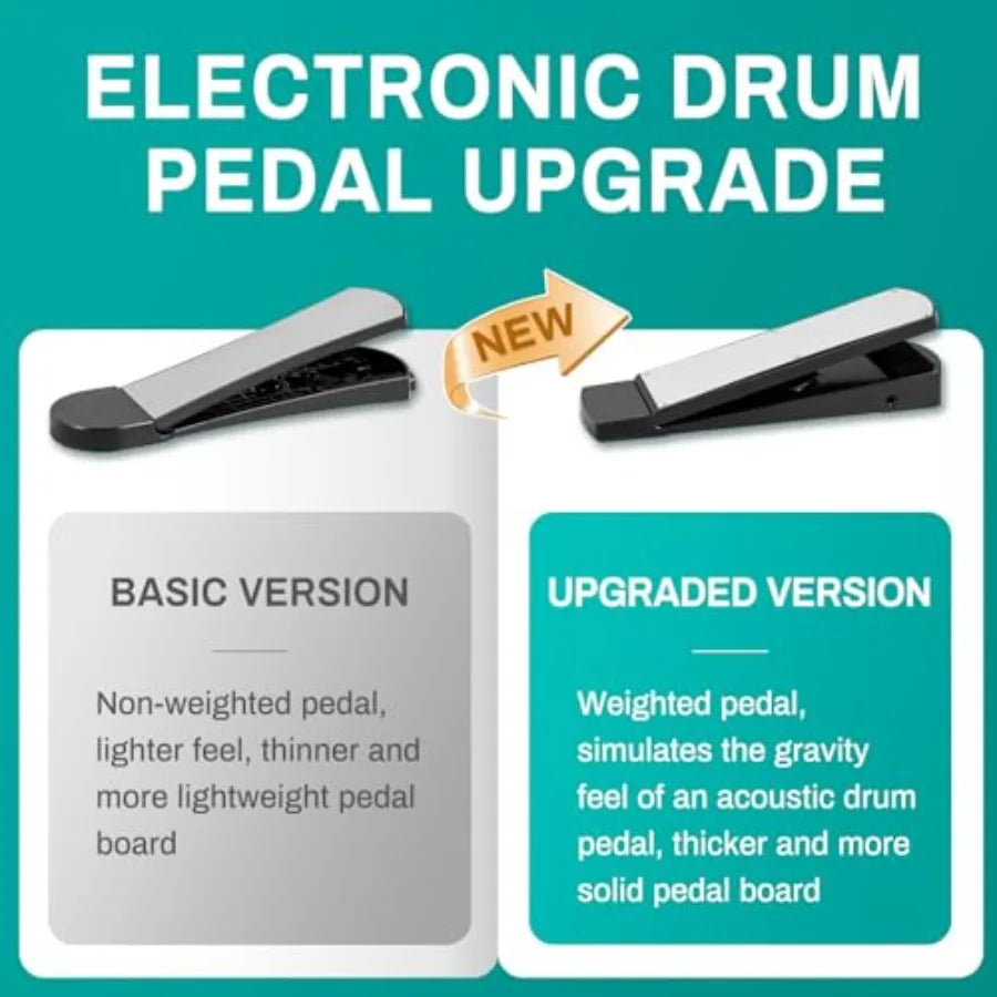 SHXI Electric Drum Set With Four Pads And 200 Sounds