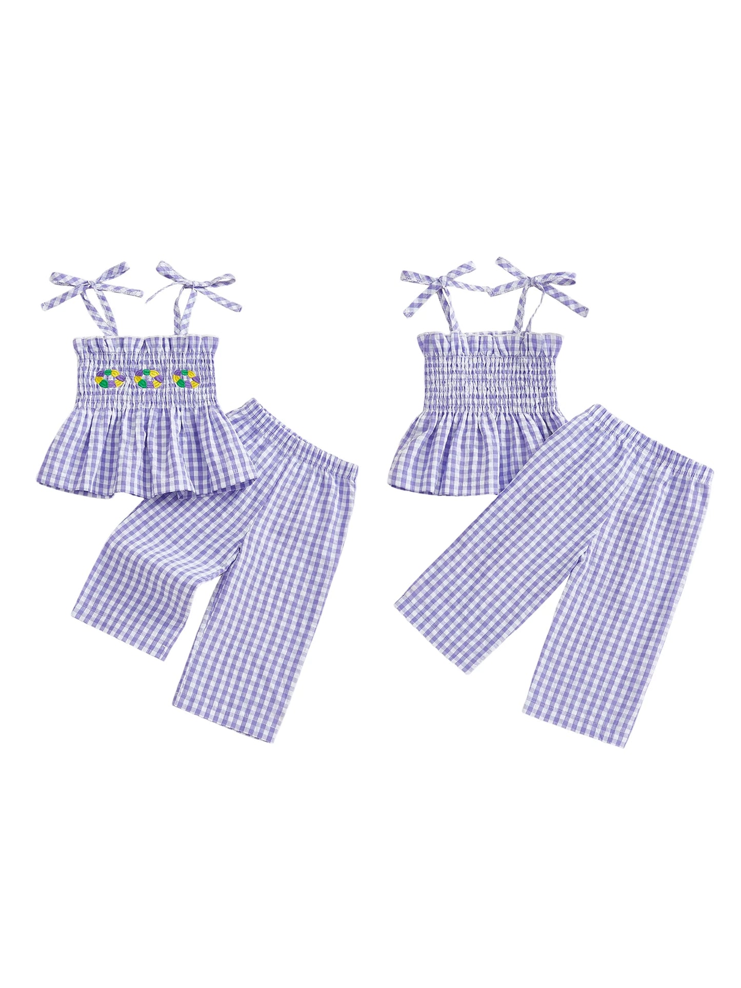 Infant Halloween Pumpkin Embroidered Hoodie Set With Striped Pants