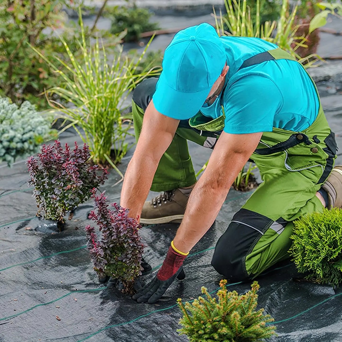 TWISTER.CK Weed Barrier Fabric Heavy Duty Landscape Ground Cover