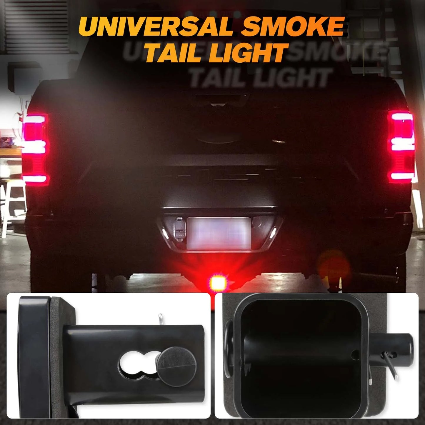 12 LED Brake Light Trailer Hitch Receiver Cover