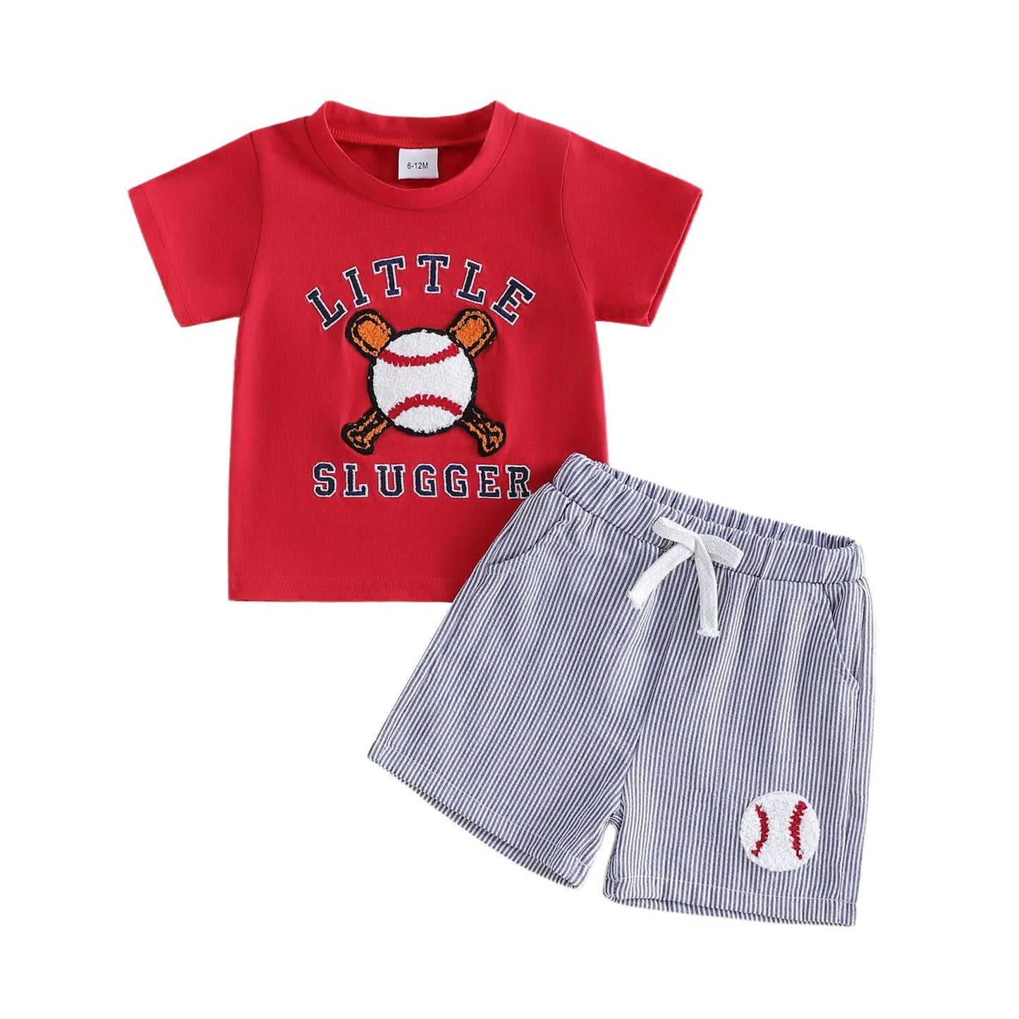 Toddler Girls 2 Piece Short Sleeve Tee Denim Shorts Set