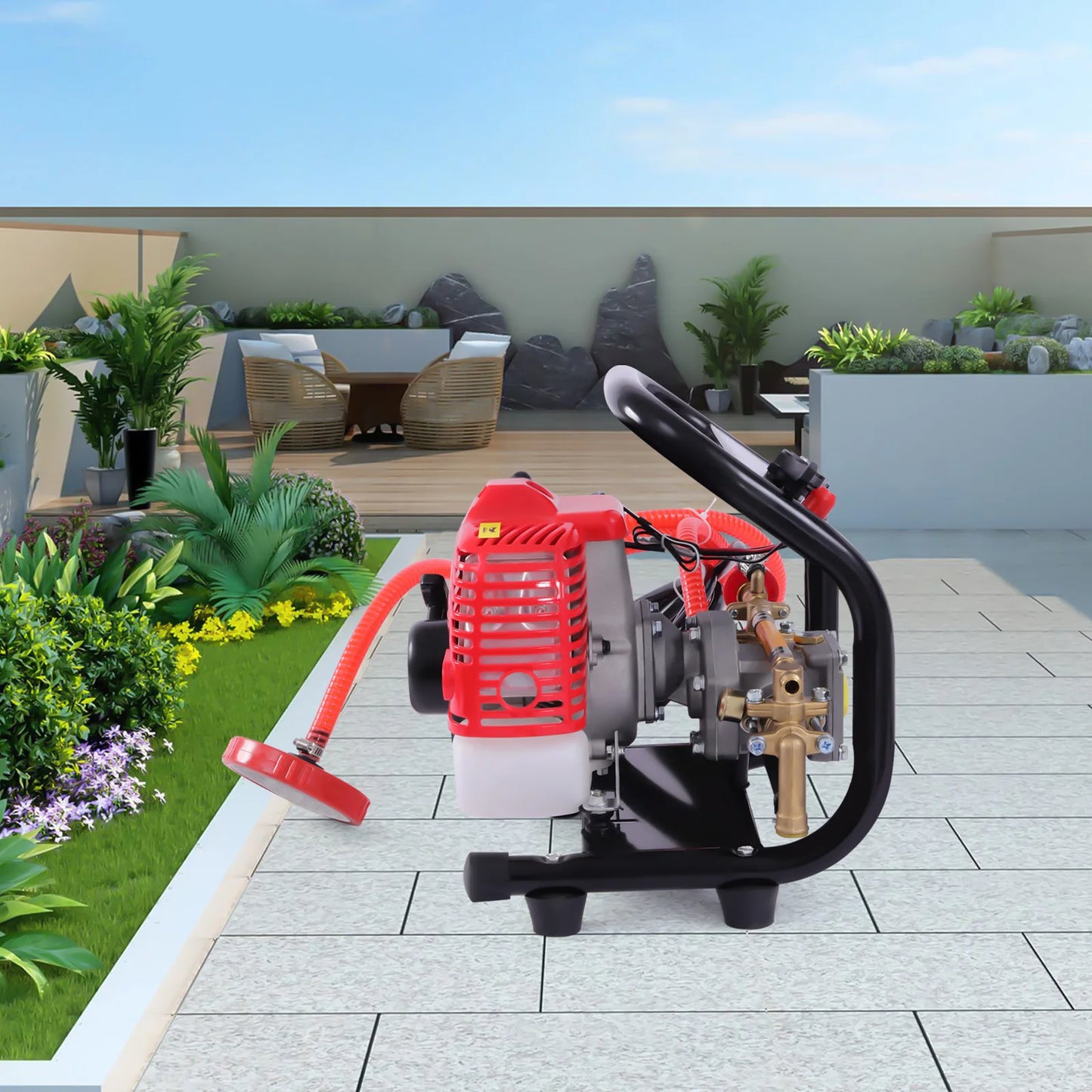 Bymaocar 26cc High Pressure Gasoline Sprayer Handheld For Garden Irrigation