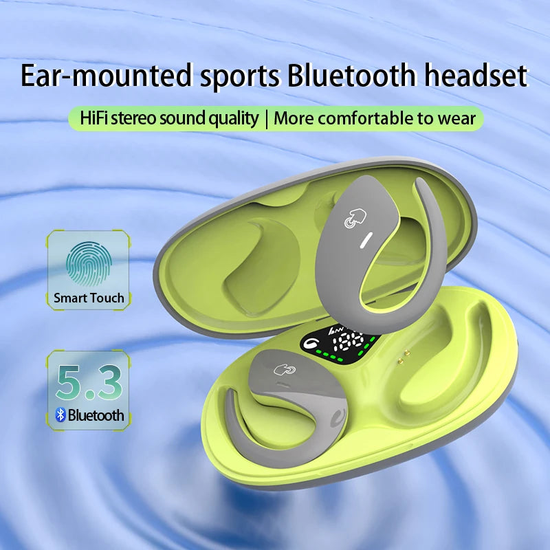 Bone Conduction Bluetooth Headset Sports Wireless Earbuds IPX5