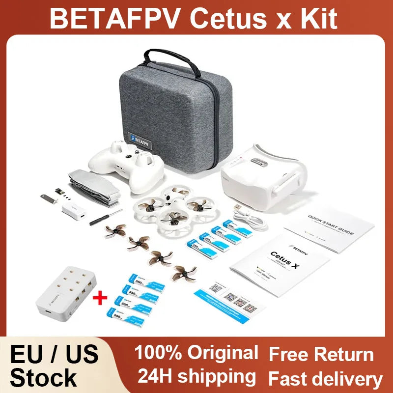 BETAFPV Cetus X FPV Racing Drone With VR03 Transmitter Goggles