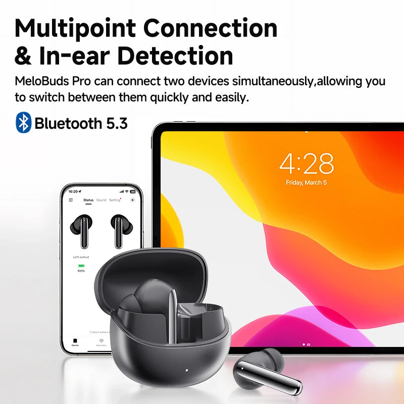 QCY MeloBuds Pro ANC Bluetooth Earbuds With LDAC HiRes