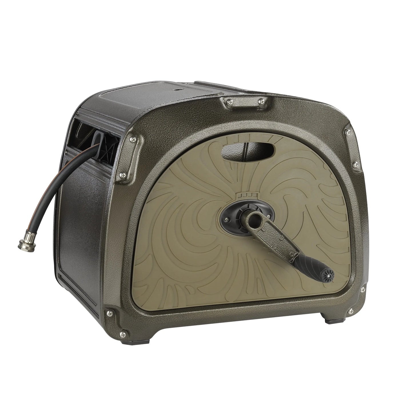 Giraffe Tools SW5 Metal Hose Reel Box Heavy Duty Garden Hose Crank Handle