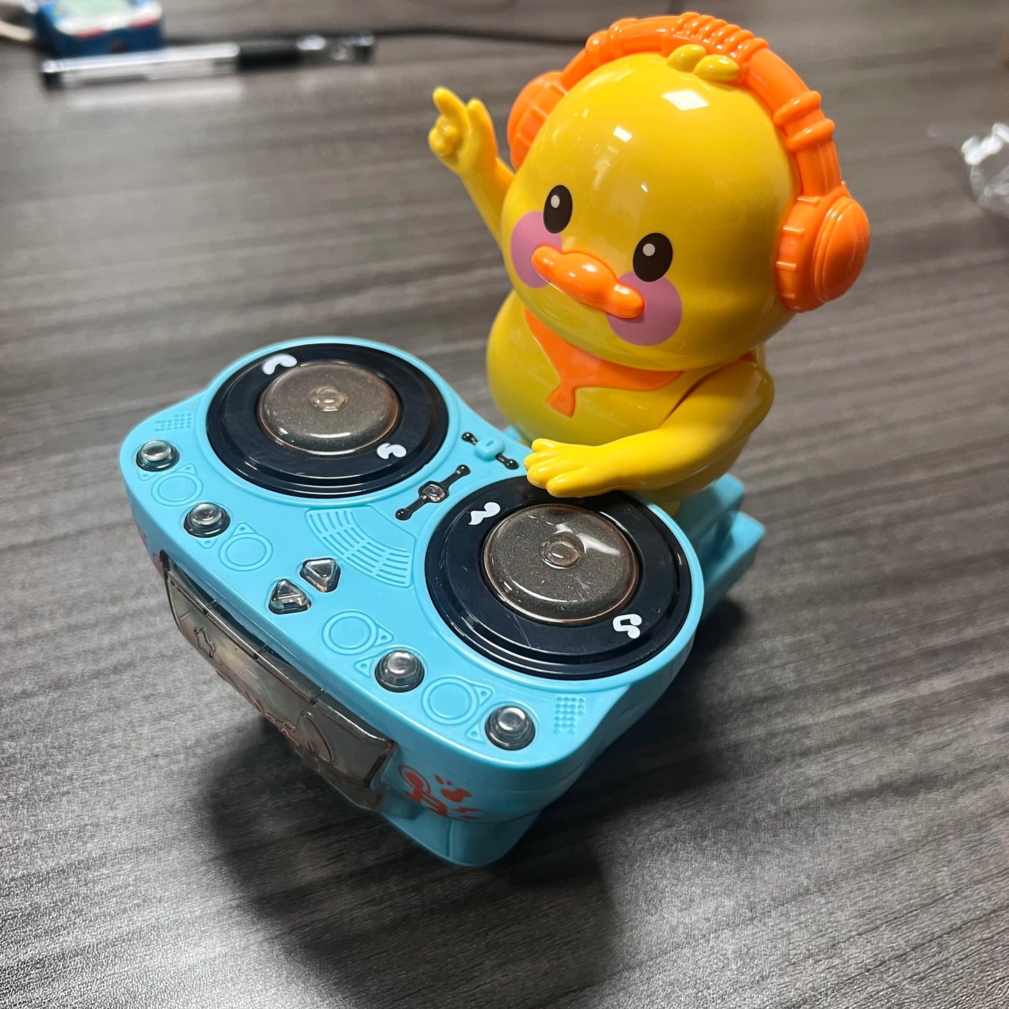 DJ Duck Dancing Toy For Kids Electric Rocking Light Up