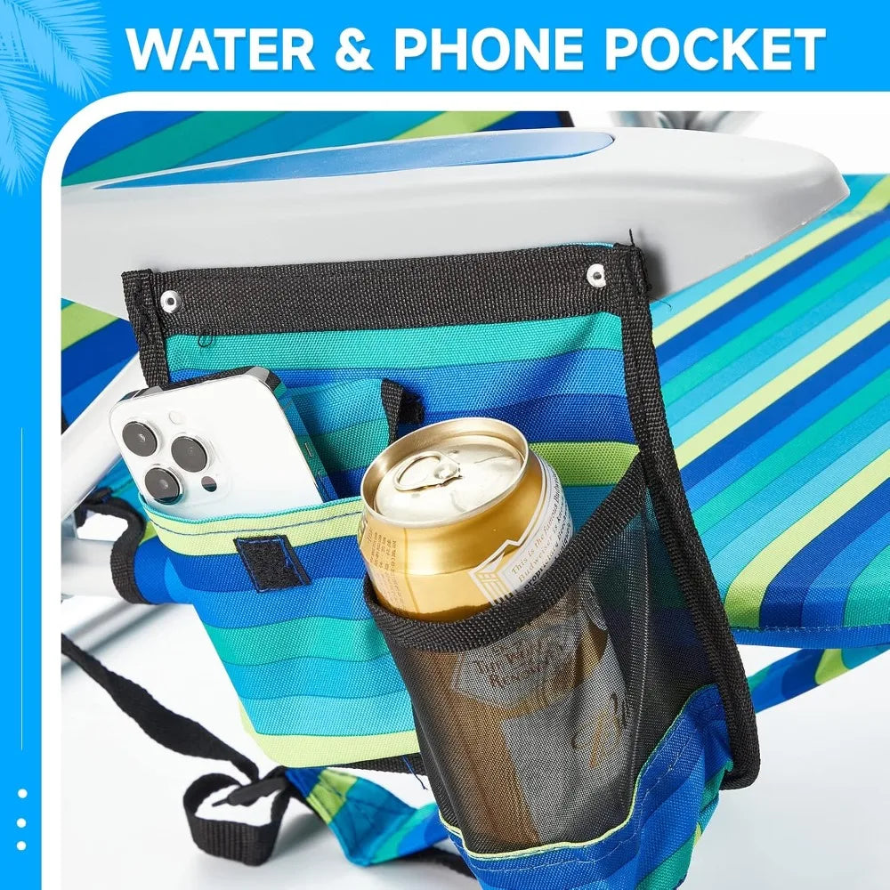 XIAOLANG 2 Pack Lightweight Portable Camping Beach Chair For Adults