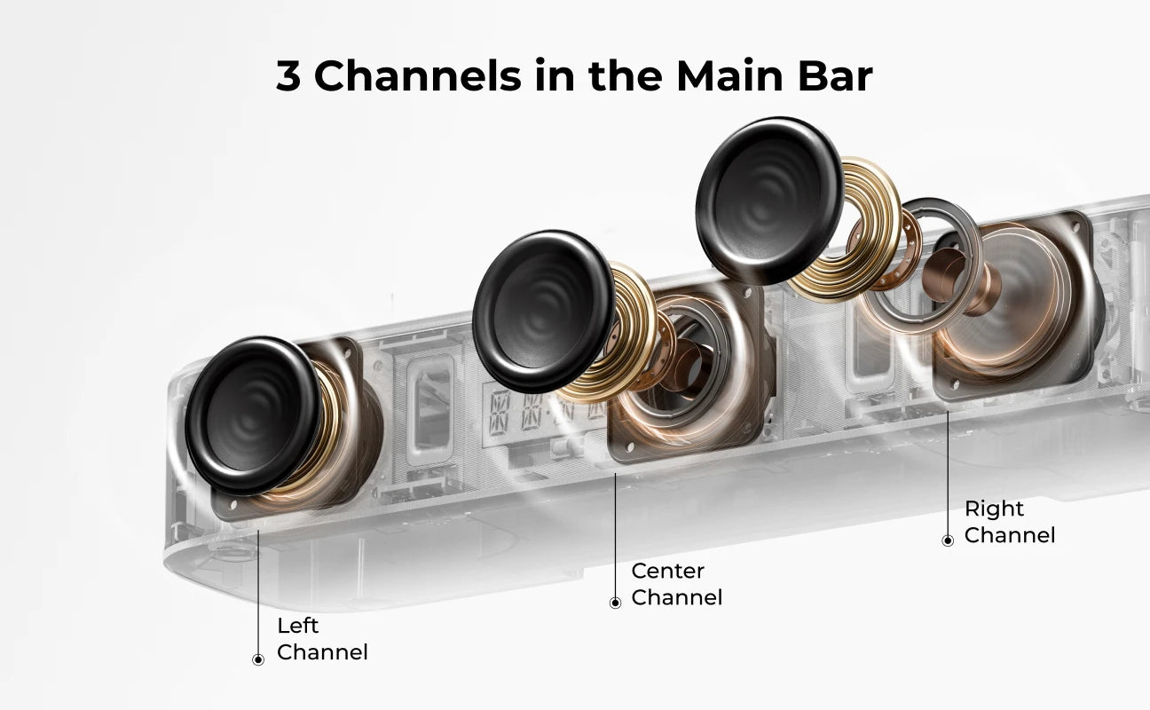 Ultimea 350W 7 1ch Virtual Surround Soundbar With Subwoofer