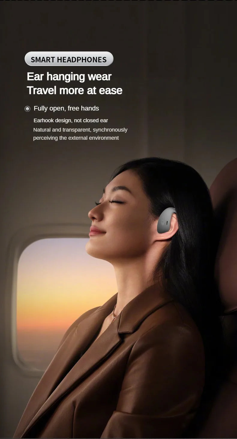 Bone Conduction Bluetooth Headset Sports Wireless Earbuds IPX5
