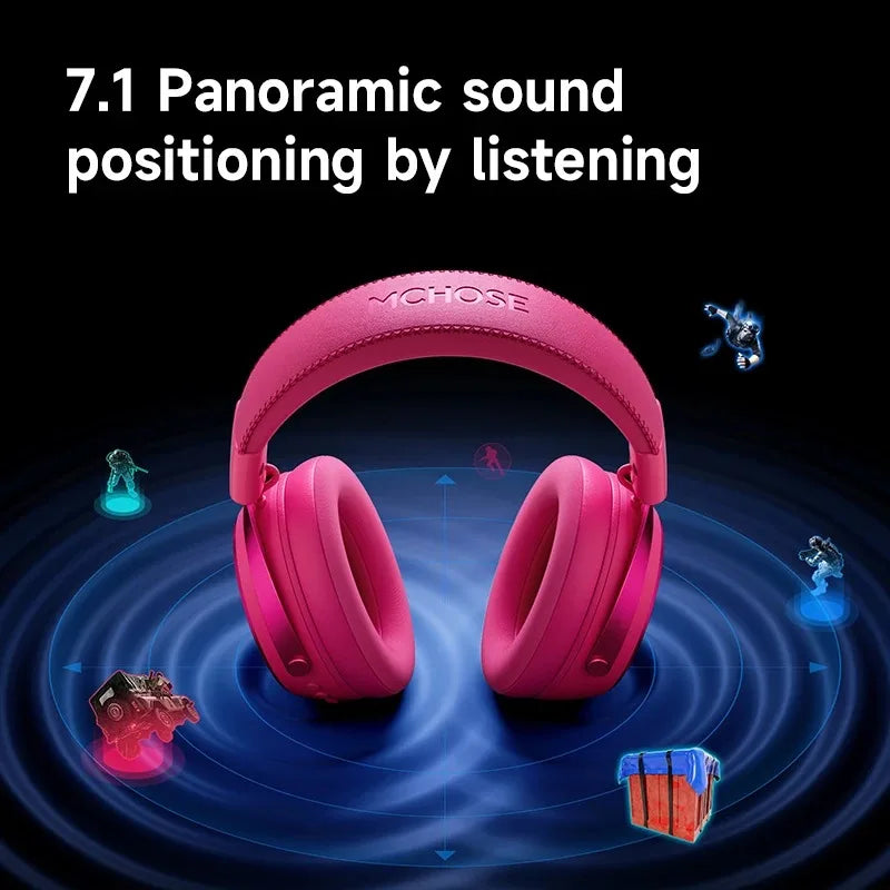 MCHOSE X9 Wireless Headworn Gaming Headset 2.4GHz Bluetooth