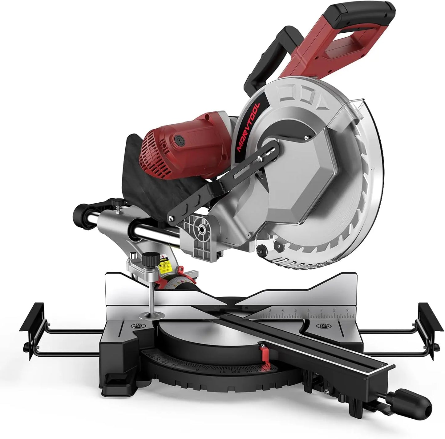 Marvtool JS-1207C3 Sliding Compound Miter Saw Dual-Bevel 0-45 Degrees