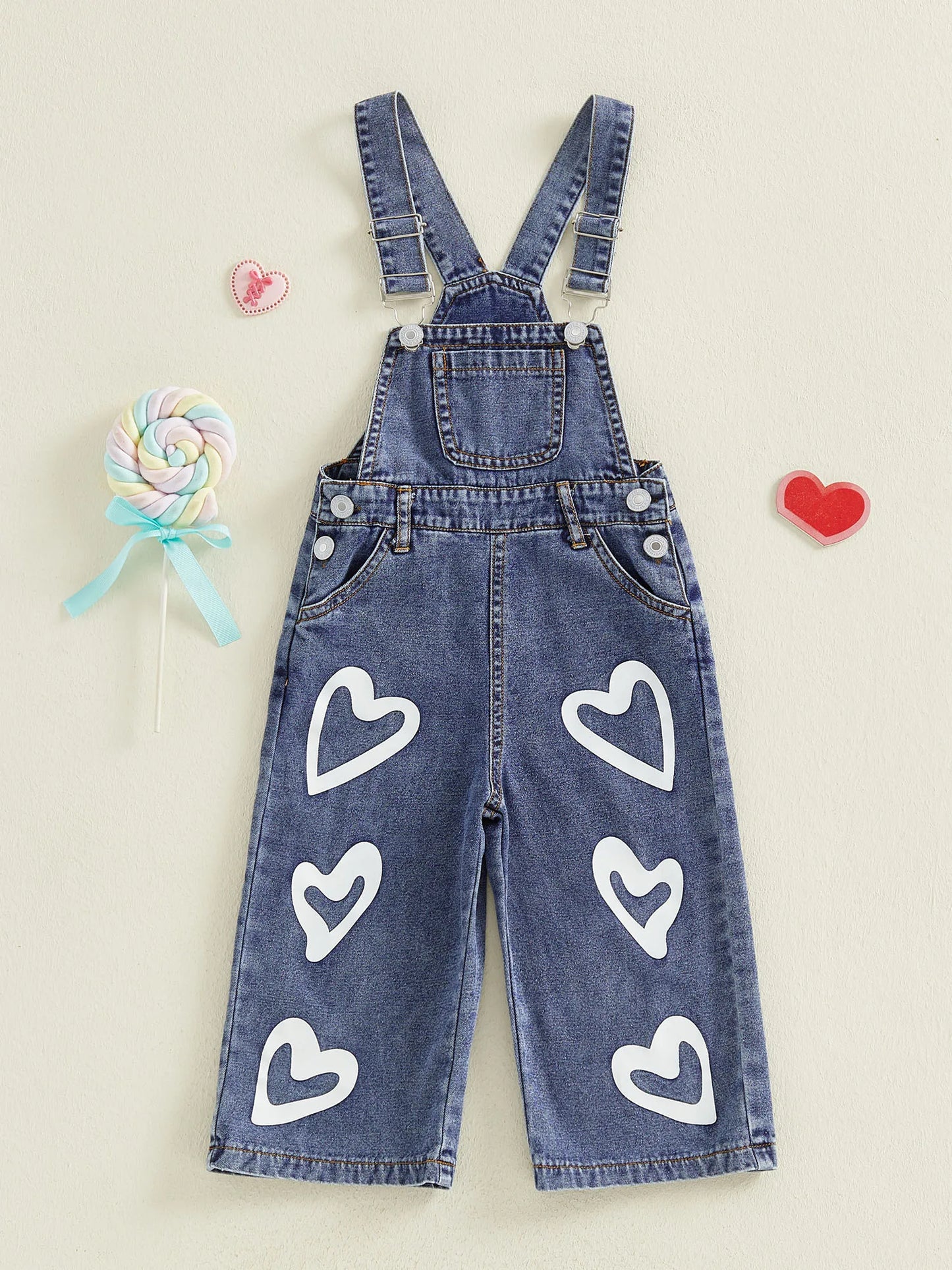 Girls Sleeveless Floral Print Jumpsuit With Ruffle And Adjustable Straps