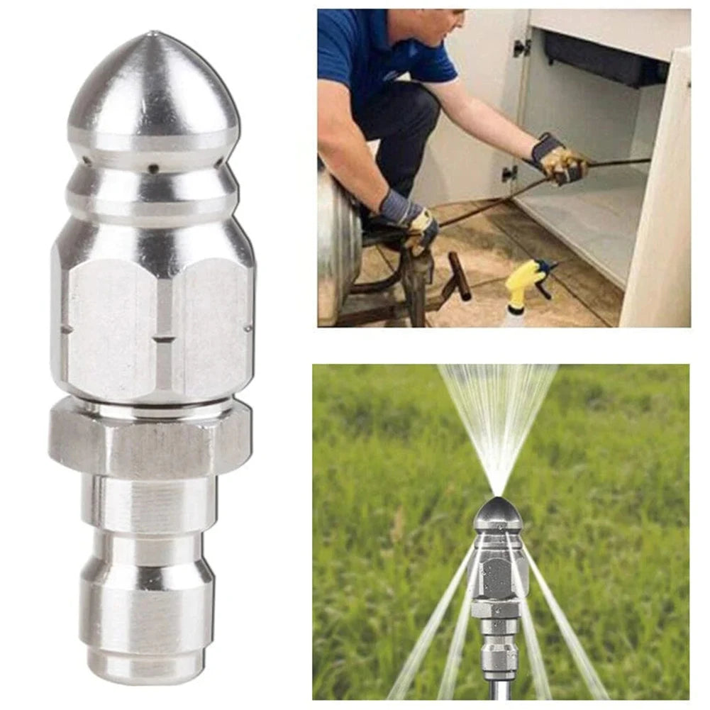 Shunmaii Sewer Jetter Nozzle for Pressure Washer Drain Cleaning