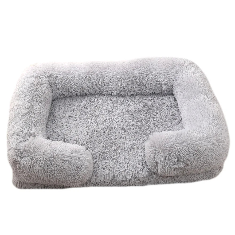 Three Sided Surround Dog Bed With Full Filling For Pets