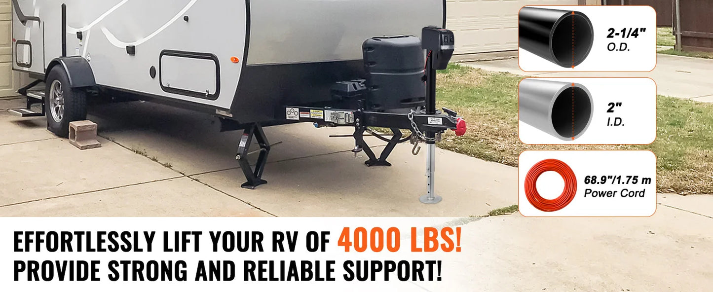 SucceBuy Electric Trailer Jack 3500 4000 Lbs For RV