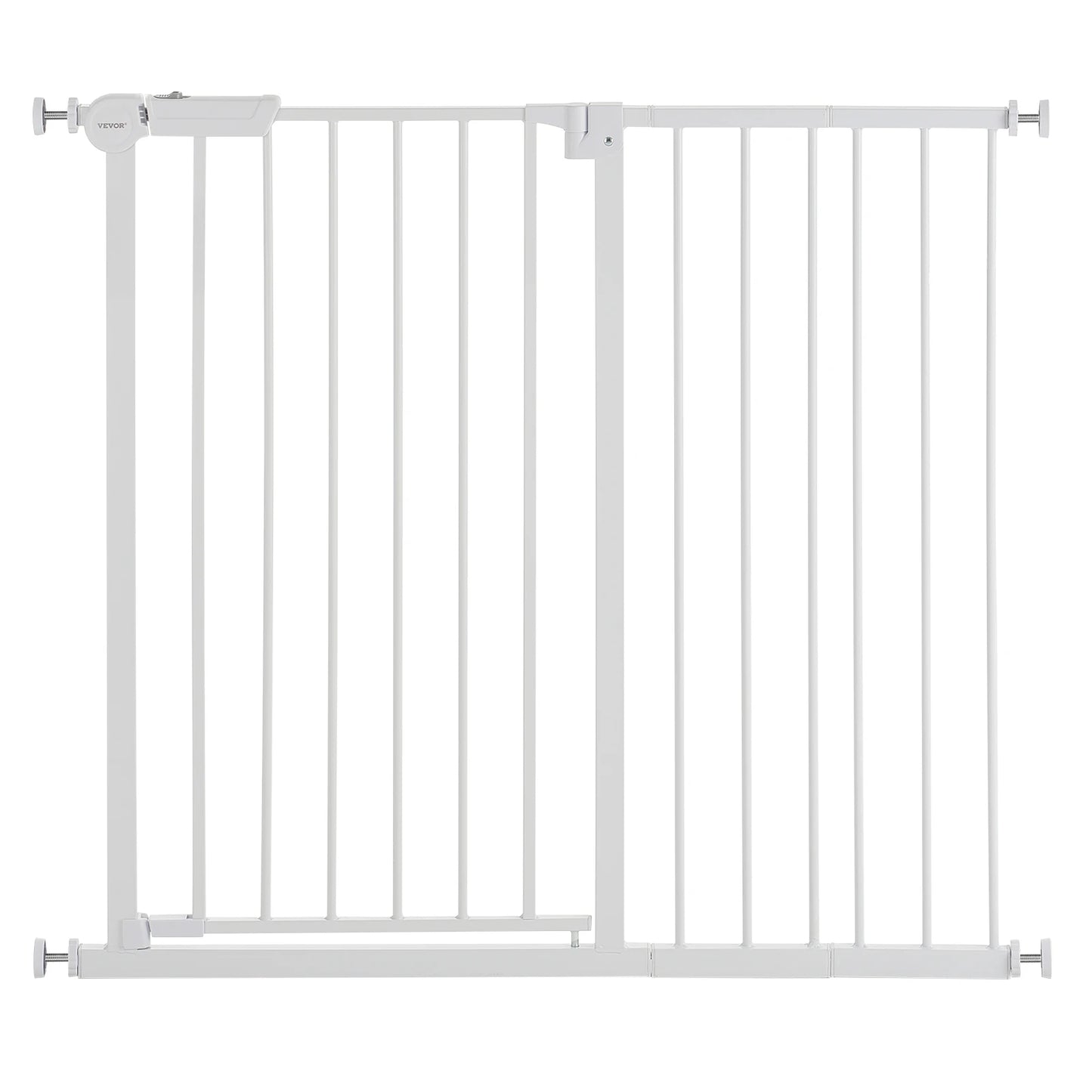 SucceBuy Baby Gate Walk Through Doorways Pressure Mounted
