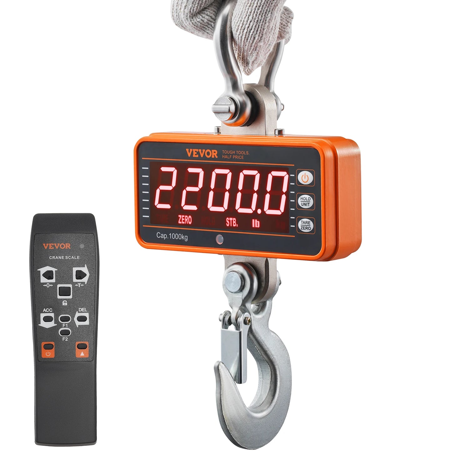 SucceBuy Digital Crane Scale Industrial Hanging Scale With Remote