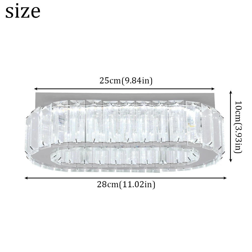 Vinilky Modern Crystal Ceiling Chandelier for Living Room