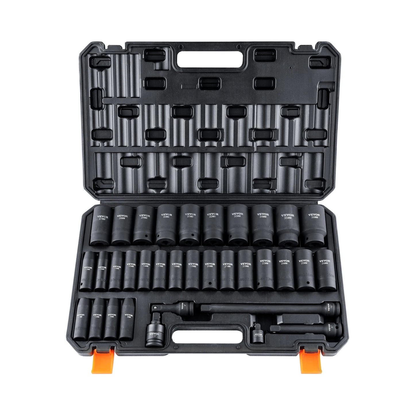 SucceBuy Impact Socket Set Deep SAE Metric CrMo Alloy Steel