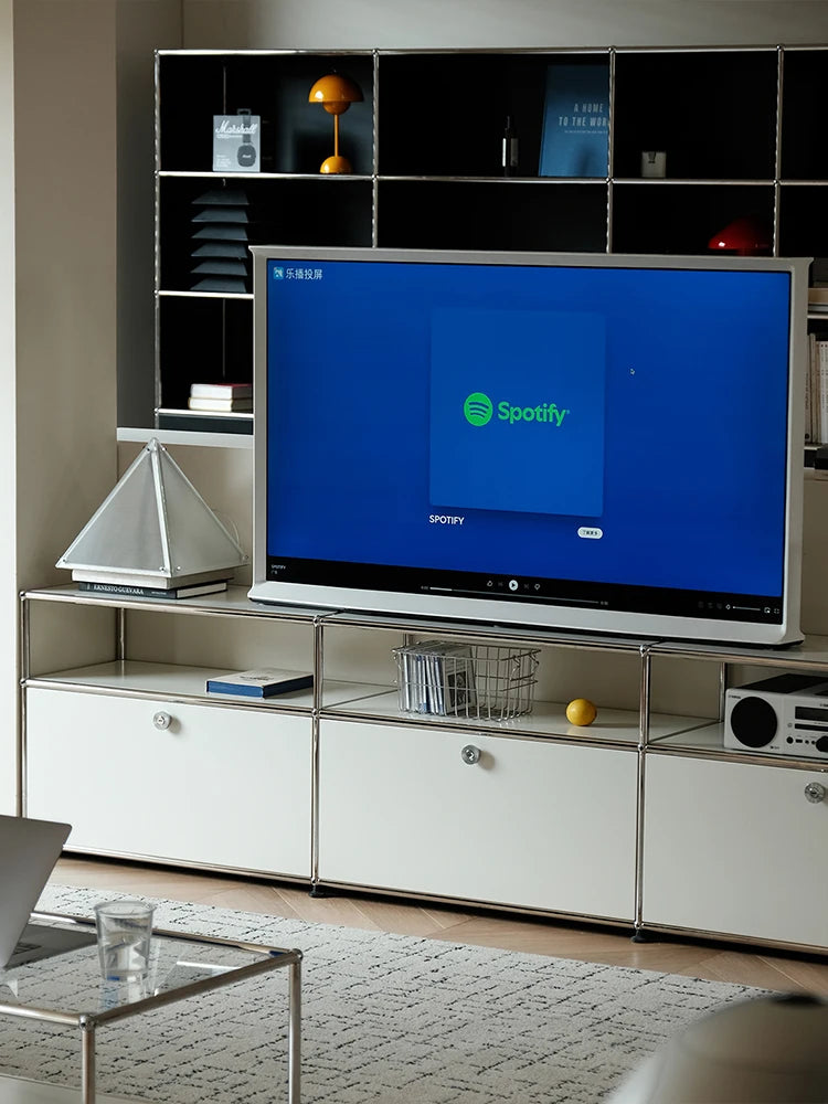 Bigcityfur Tv Stand Storage Cabinet Corner Living Room Furniture