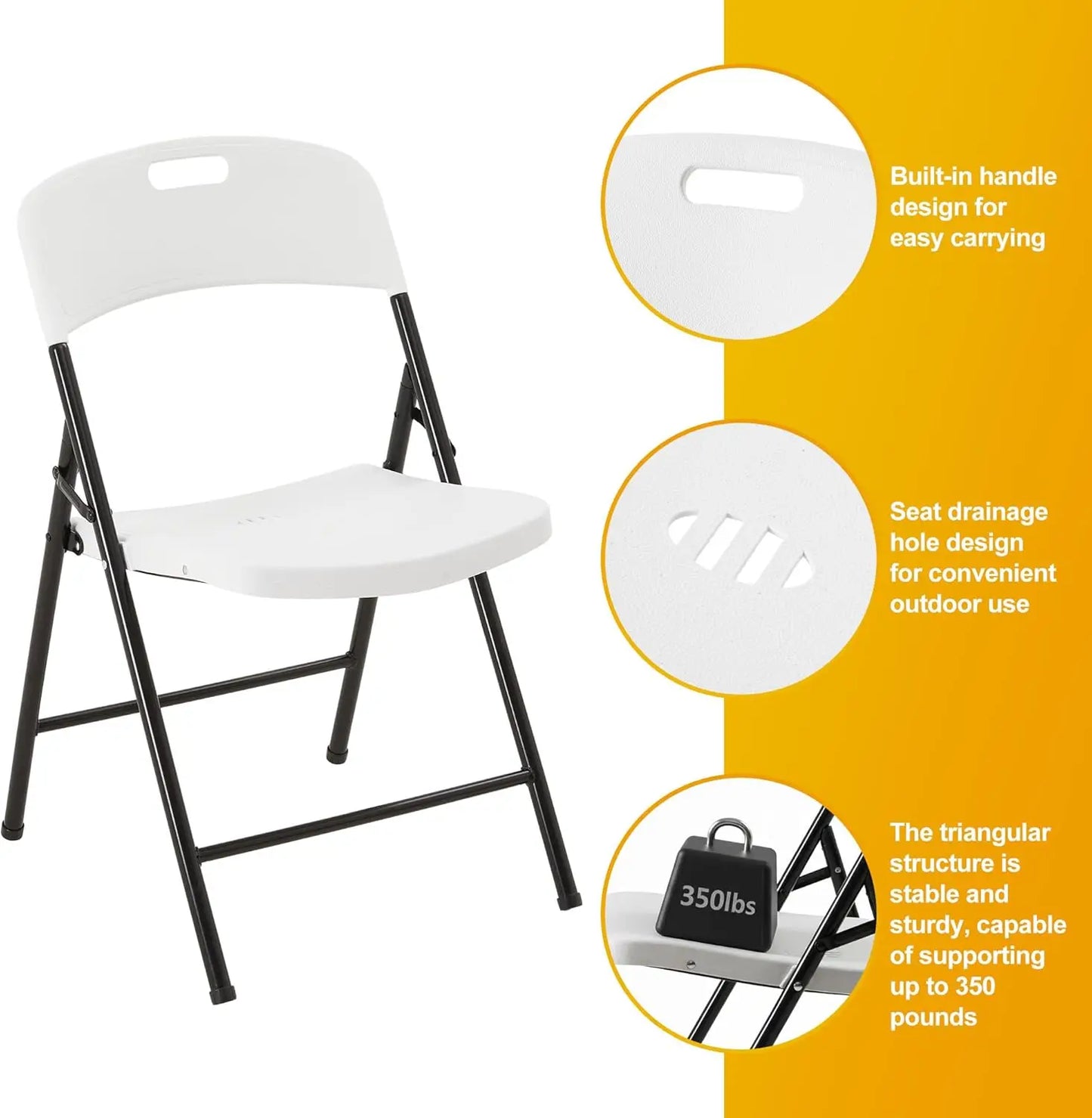 Foldable Outdoor Dining Set With Eight Chairs Patio