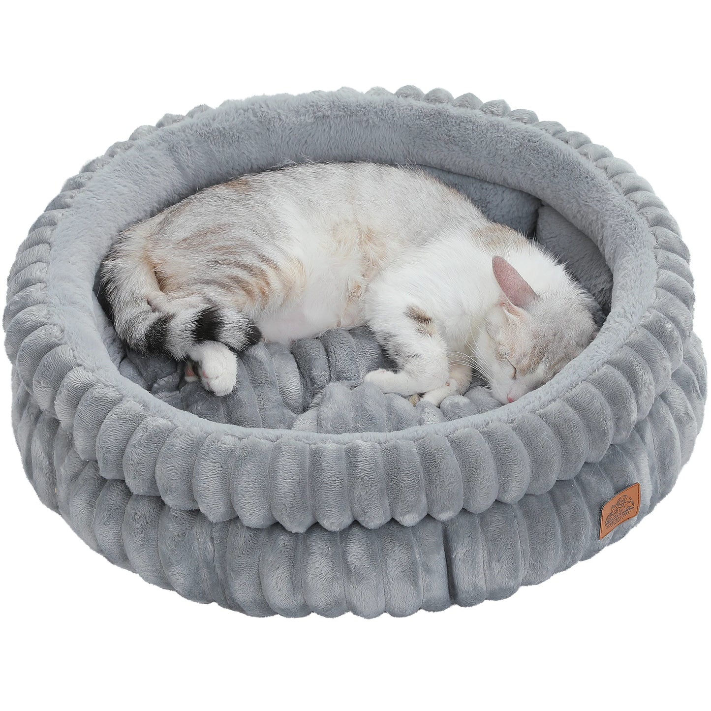 PAWZ Road Dog Bed Indoor Washable Round Pet Bed Premium