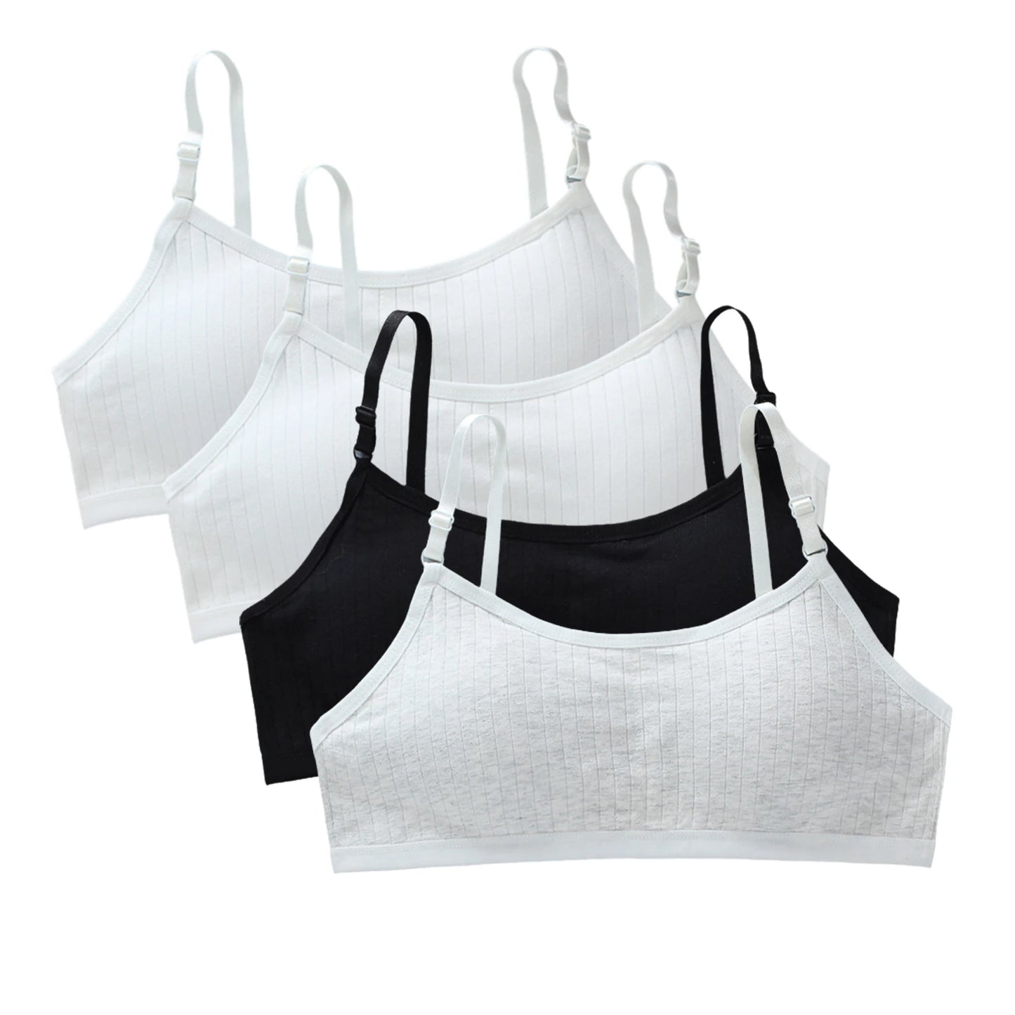 Teenage Girls Training Bra Seamless Cotton Spandex Vest Bra