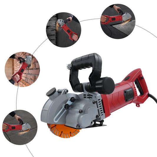CNCEST Electric Wall Groove Cutter 110V 4800W 360 Degree Groover