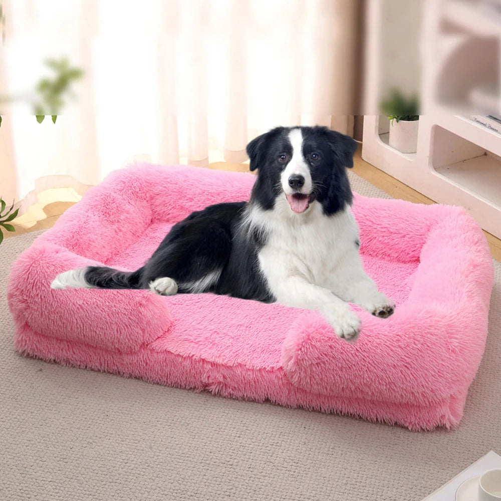 Three Sided Surround Dog Bed With Full Filling For Pets