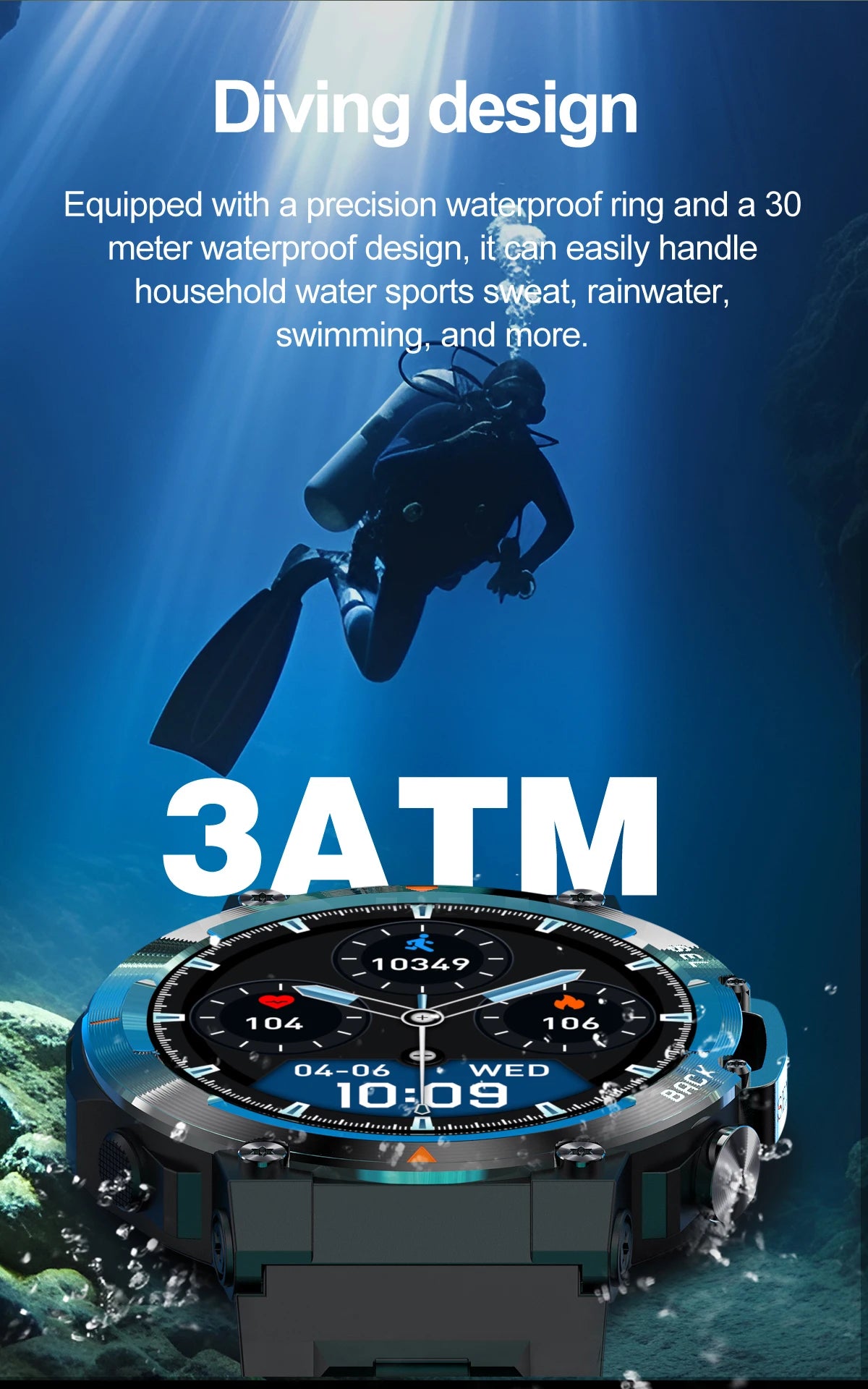 SENBONO MAX18 Smartwatch For Men With AMOLED Screen AIGPT