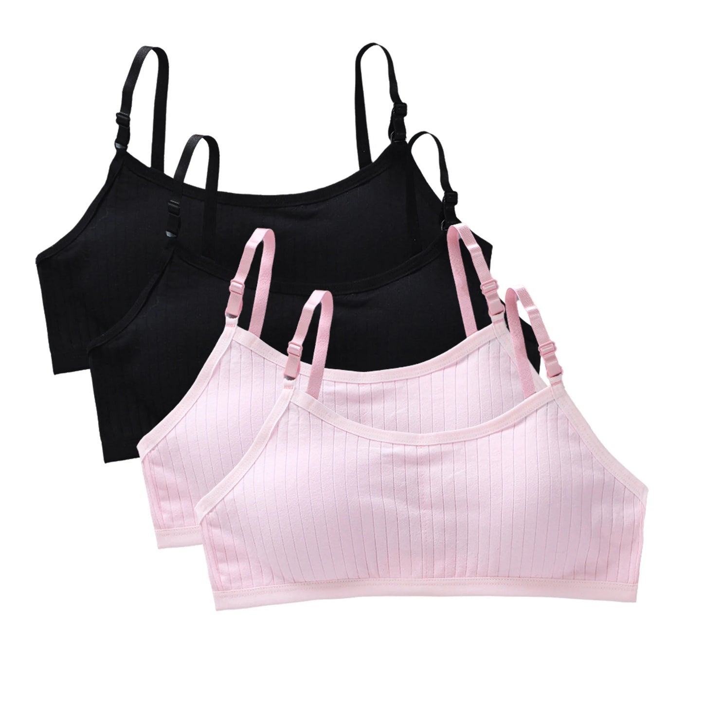 Teenage Girls Training Bra Seamless Cotton Spandex Vest Bra