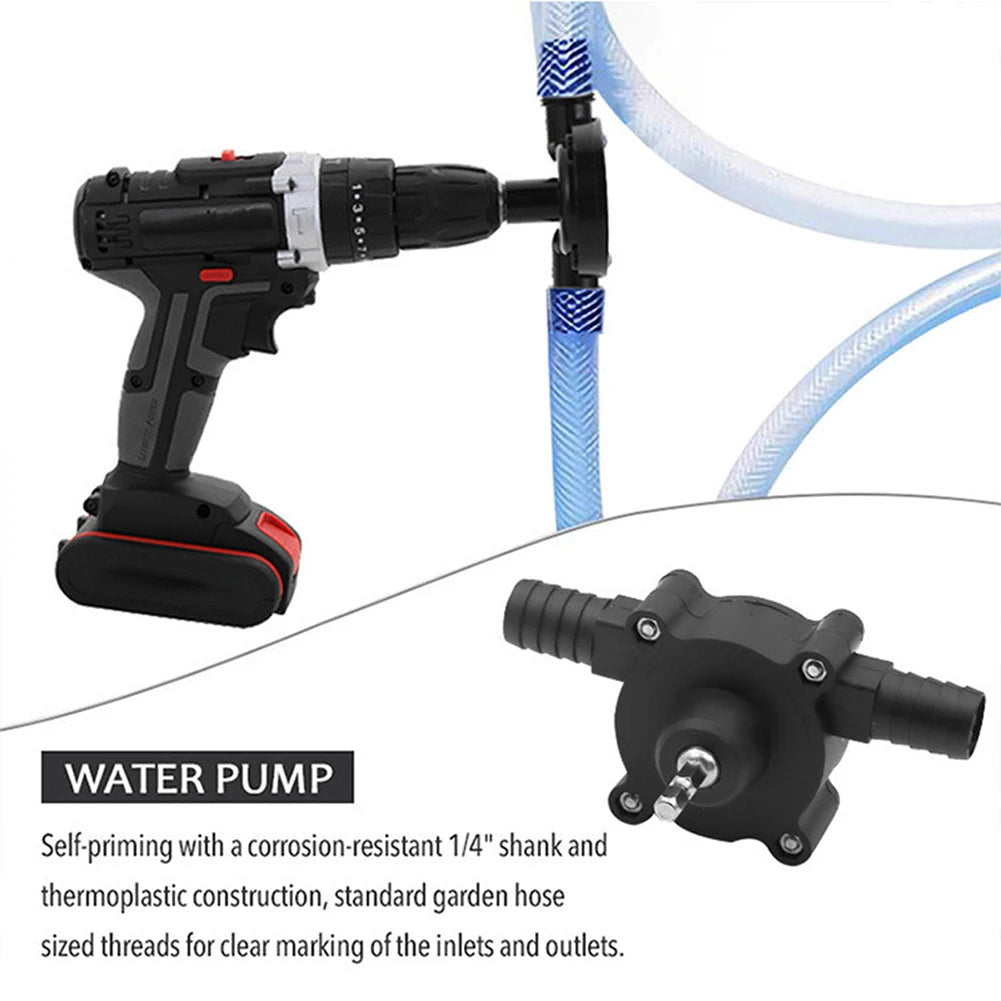 Alloet Portable Electric Self Priming Water Oil Pump For Fluids