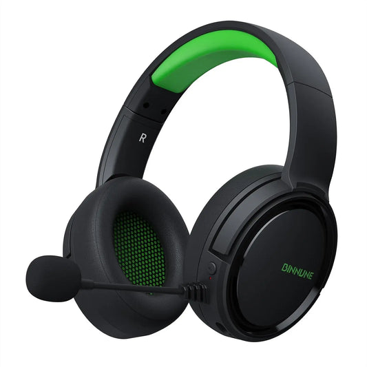 BINNUNE 2.4G Wireless Gaming Headset PS5 PS4 PC NS