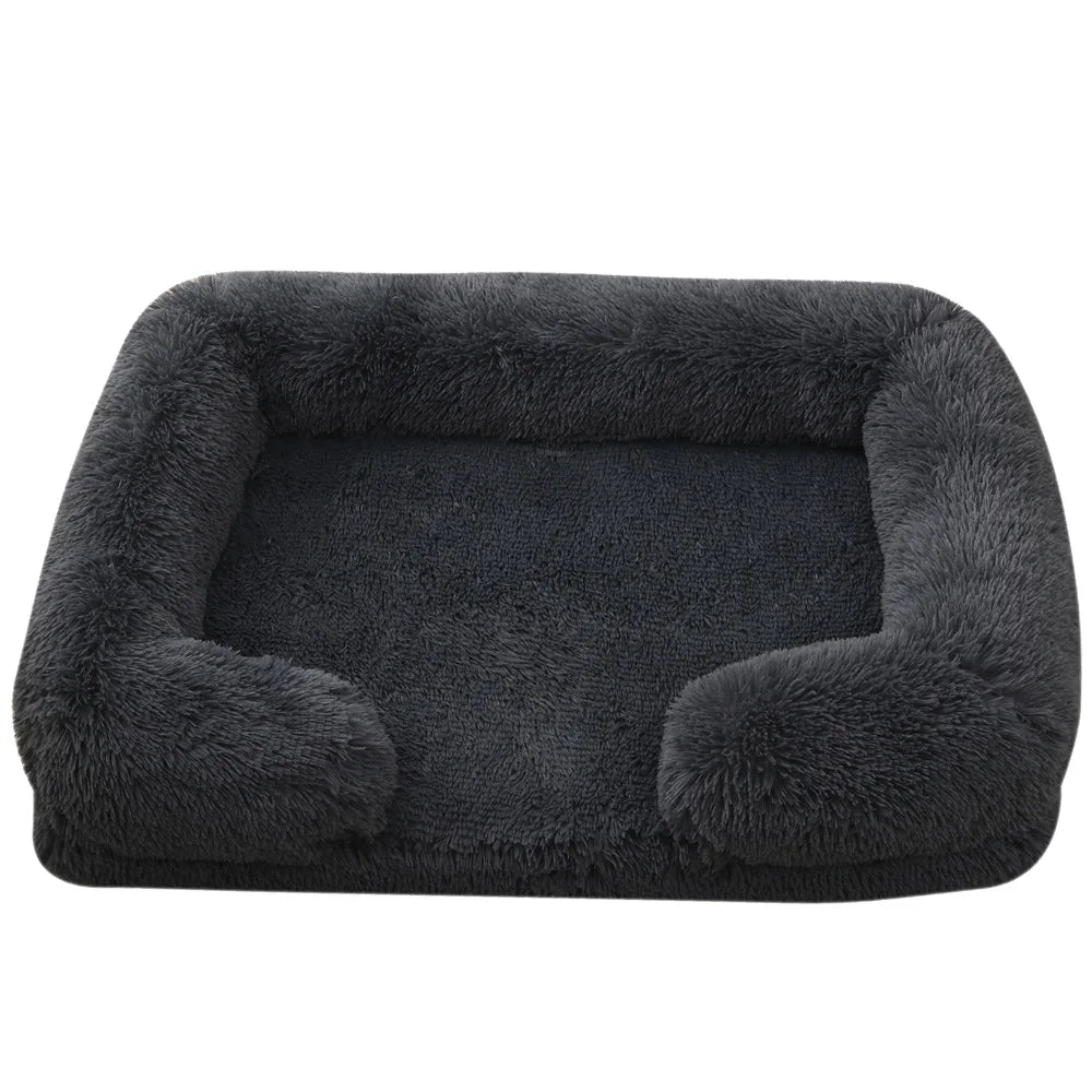 Three Sided Surround Dog Bed With Full Filling For Pets